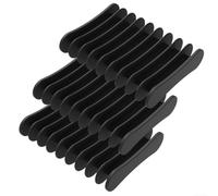 zeroupshop Porte-Savon Silicone 3PCS Drainage Rapide Salle de Bain(Black) | Trois couleurs assorties, gris , pour divers savons, organisation parfaite, lot économique