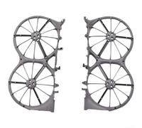 Zeroupshop Pour DJI Neo 2 Cadre supérieur et coque inférieure Bague de protection Pièces de rechange, haute résistance pour la résistance aux chocs, design léger, convient pour les modèles Neo 2 en