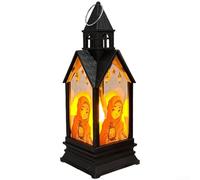 zeroupshop pour lanterne Décorative Lune pour château Effet Flamme pour(B) | Effet flamme rÃ©aliste, ambiance douce, pour idÃ©al salon salle Ã manger, sÃ©curitÃ© feu, design Ã©lÃ©gant