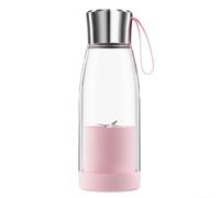zeroupshop pour mini Blender Portable Rechargeable 450ml USB pour mini(Pink)