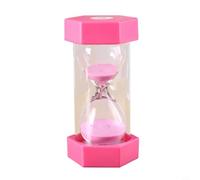 Zeroupshop pour sablier, 5 Minutes, Design Hexagonal Incassable,pour idéal | Gestion du pour temps, École, Orange, Verre et Plastique, Cuisine, Bureau
