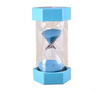 Zeroupshop pour sablier, 5 Minutes, Design Hexagonal Incassable,pour idéal | Gestion du pour temps, École, Orange, Verre et Plastique, Cuisine, Bureau