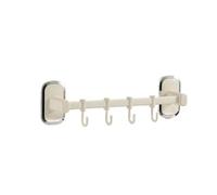 zeroupshop Rail de cuisine en acier inoxydable 40 cm sans perçage (B 30 cm | Acier inoxydable 201, finition bois de noyer, taille compacte de 30 cm, dos sans perçage, décoration moderne
