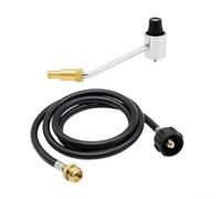 Zeroupshop Régulateur de réchaud de camping avec adaptateur de tuyau de propane de 1,8 m convertit le réservoir de propane de 9,1 kg en cartouche de 0,5 kg, convient pour les modèles 5413, 5420A