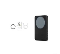 Zeroupshop Selfie 4K avec lumière, écran IPS de 10,1 cm, dos magnétique, flash à 3 niveaux, écran de caméra de vlogging rechargeable USB-C pour et diffusion en direct, noir
