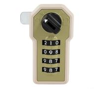 Zeroupshop Serrure de porte intelligente à clavier avec programmation autobloquante, 9999 mots de passe distincts, boîtier ABS, performance de verrouillage BHMA Grade 3, protection contre la poussière