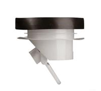 Zeroupshop Siphon de sol anti-odeur ABS + PE pour évier de cuisine, salle de bain, insert de siphon d'eau anti-mouches (blanc) (grand)