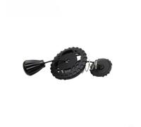 Zeroupshop Soupape de décharge de pression plate à montage latéral pour BCD, valve de décharge de sécurité compacte en plastique pour systèmes de gonflage arrière et latéraux, noir, 5,3 x 5,3 cm