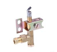 Zeroupshop Support d'allumage en acier inoxydable pour cheminées au gaz naturel ou au gaz de pétrole liquéfié avec brûleur multi-trous compatible et design de sécurité de flamme unidirectionnelle (2