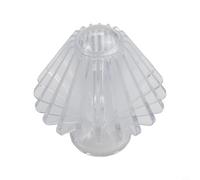 Zeroupshop Support de forme de filtre à café pour origami, outil de presse en polycarbonate transparent avec 20 baleines pour sécuriser le papier, assistant d'infusion compact pour verser le café, 90