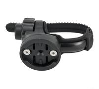 Zeroupshop Support de guidon d'ordinateur de vélo pour Blackbird, support de vélo en plastique plastique, adaptateur de support de lumière avant pour tube rond de route, pour barre plate de vélo, noir
