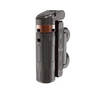 Zeroupshop Support de téléphone télescopique compact avec déclencheur à distance pliable Mini trépied Longueur réglable 220-365 mm pour photographie mobile Vlogging (Noir)