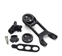 zeroupshop Support de vélo intégré pour guidon H11 H36 - Support réglable en alliage d'aluminium - Compatible avec Garmin, Bryton, Cateye - Appareils légers et stables - Noir