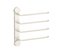 Zeroupshop Support mural à ventouse pour papier essuie-tout - Robuste - Pour papier d'aluminium - Installation verticale ou horizontale - Sans perçage - Pour salle de bain - Gris (blanc)