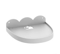Zeroupshop Support mural pour Echo Dot Max, support de haut-parleur ABS avec organisateur de fils, solution peu encombrante pour le salon, blanc