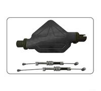 Zeroupshop Système d'embrayage facile à tirer, câble de levier de cascade pour moto en aluminium CNC Extrémité de 8,5 mm pour toutes les motos Dirt pour embrayage de vélo (noir)