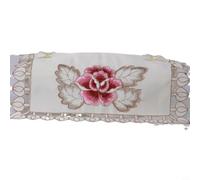 Zeroupshop Table ovale pour chemin de table, rustique brodé, 40 x 85 cm, nappe colorée pour tables