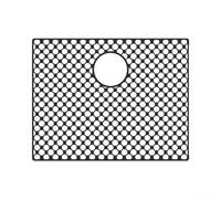 Zeroupshop Tapis de vidange d'évier en silicone avec motif nid d'abeille, antidérapant, tapis de séchage résistant à la chaleur, plateau de décongélation pour nettoyer gris, 57,5 x 44,9 cm (P)