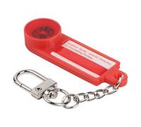 Zeroupshop Testeur rapide de bobine CA et CC pour électrovanne de réfrigération, détecteur de rotation portable avec indicateur transparent pour diagnostic du chauffage et du brûleur à huile, rouge