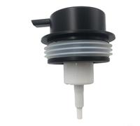 Zeroupshop Tête en mousse ABS dorée pour distributeur de savon de rechange, avec ressort solide et joint d'étanchéité, pour lotion, crème, huile nettoyante, mécanisme de pression 1 CC (noir mat)