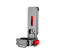 Zeroupshop Trépied magnétique pour DJI Pocket 4, base en alliage d'aluminium léger avec support multifonctionnel, support portable compact pour un enregistrement vidéo stable, gris