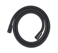Zeroupshop Tuyau de douche anti-déflagrant en nylon flexible de 2 m pour eau chaude et froide de salle de bain - Noir (1,5))