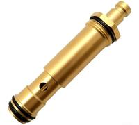 Zeroupshop Vanne de dérivation de douche en laiton, cartouche de montage supérieur pour inverseurs de pont bidirectionnels, commutation de robinet sans fuite, finition dorée, 10 x 5 x 5 cm