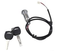 Zeroupshop Verrou pour scooter électrique KuKirin G4 avec 2 clés, serrure de porte en métal étanche, mécanisme antivol sécurisé, installation facile, argent