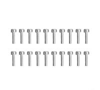 Zeroupshop Vis à tête cylindrique M4 x 16 compatibles avec les pièces de tronçonneuse MS440 MS460 FS500 HT70 Remplace les fixations métalliques 9022, 313, 0680, pour assemblage de réparation (lot de