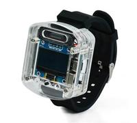 Zeroupshop Xiaozhi Kit de montre vocale AI pour écran OLED avec reconnaissance vocale interactive en temps réel, voix personnalisables, carte de développement électronique, batterie rechargeable