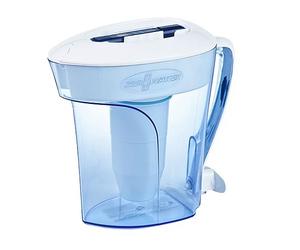ZeroWater Carafe filtrante d'eau 2,4 litres, avec Indicateur de qualité d'eau gratuit | Sans BPA et certifié pour réduire le plomb et les autres métaux lourds | Cartouche de filtre à eau incluse