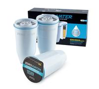 ZeroWater Lot de 3 filtres de Rechange Officiels - Filtre de Rechange 0 TDS en 5 étapes - Système certifié IAPMO pour réduire Le Plomb, Le Chrome et Le PFOA/PFOS