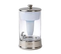 ZeroWater Système de Filtration d'eau en Verre 9L, avec Indicateur de qualité d'eau Gratuit, sans BPA, et certifié pour réduire Le Plomb et Les Autres métaux Lourds, Cartouche de Filtre à Eau Incluse
