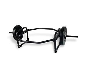 ZERRO Barre Hexagonale Olympique 25mm, Hex Bar Deadlift avec disques de poids 2x10 kg et 2 pinces à ressort, Capacité maximale 120kg, Haltère Barre Fitness