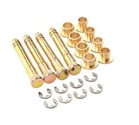 ZERTRAN Kit de réparation de charnière de porte en acier 4 pièces pour Honda Civic Accord CR-V CRX