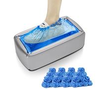 Zertylre Distributeur automatique de couvre-chaussures portable avec 400 couvre-chaussures antidérapants et imperméables pour la maison, le bureau, le supermarché, l'usine, etc