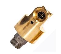 ZERVA HD25 DN25 1 Pouce Rotatif Joint, 360 Joint Rotatif Eau Air Huile Raccord Pivotant Connecteur Universel Rotation en Laiton Union (Color : Right Thread, Size : 1 inch)