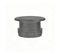 zeryor Ensemble anneau et capuchons en plastique pour trou de parapluie, 5,1 cm pour table de patio, table de terrasse, table d'extérieur en verre, bois, métal (gris)