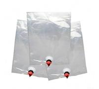 zeryor Lot de 5 sacs à vin rechargeables, étanches, légers à usage unique, avec bec verseur pour jus et boissons sans gaz, 5 l