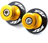 ZESIDIMO 2 pièces M6 Diabolos cliquets pour Yamaha YZF R1 R1M R3 R6 R7 R25 R125 YZFR6 YZFR1 accessoires de moto support de moto arrière bras oscillant (Or)