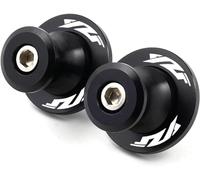 ZESIDIMO 2 pièces M6 Diabolos cliquets pour Yamaha YZF R1 R1M R3 R6 R7 R25 R125 YZFR6 YZFR1 accessoires de moto support de moto arrière bras oscillant (Noir)