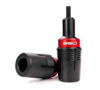 ZESIDIMO 2025 Protection Anti-chute Pour Kawasaki Z650 Ninja 650 KRT Ninja650 2017-2024 Z650 RS Tampons de moto Protection Anti-chute Pare-châssis (Rouge)