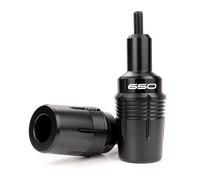 ZESIDIMO 2025 Protection Anti-chute Pour Kawasaki Z650 Ninja 650 KRT Ninja650 2017-2024 Z650 RS Tampons de moto Protection Anti-chute Pare-châssis (Noir)