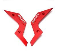 ZESIDIMO Garniture de couverture de pare-brise pour Kawasaki Z900 Z 900 SE ABS 2020 2021 2022 2023 2024 Accessoires de moto Plaque de visière décorative Pare-brise (Rouge)