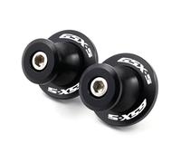 ZESIDIMO Lot de 2 embouts pour Suzuki GSXS750 GSXS1000 F-ABS gsxs 750 1000 GSX-S 125 150 accessoires CNC M8 bras oscillant pour béquille élévatrice moto supports (Noir)