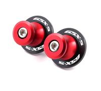 ZESIDIMO Lot de 2 embouts pour Suzuki GSXS750 GSXS1000 F-ABS gsxs 750 1000 GSX-S 125 150 accessoires CNC M8 bras oscillant pour béquille de levage de moto (Rouge)