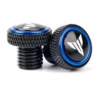 ZESIDIMO M10 * 1,25 Bouchon de trou de miroir vis boulon CNC accessoires pour moto vis de miroir pour Yamaha MT 07 09 10 MT07 MT09 SP MT10 FZ09 FZ07 (Bleu)