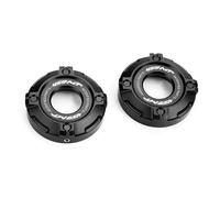 ZESIDIMO Pour CF &MOTO 450MT MT 450 450MT 2024 2025 Moto Accessoires Trois Étoiles Couverture Colonne Couverture Antichoc Fourches Avant Garniture Bouchon Décoratif (Noir)