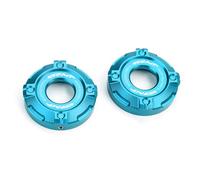 ZESIDIMO Pour CF &MOTO 450MT MT 450 450MT 2024 2025 Moto Accessoires Trois Étoiles Couverture Colonne Couverture Antichoc Fourches Avant Garniture Bouchon Décoratif (Bleu Ciel)