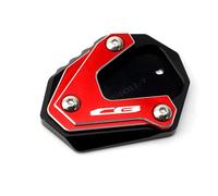 ZESIDIMO Pour Hon_da CB650R CB650F CB500X CB500F CB125R CB300R 400X Accessoires Extension de Béquille Latérale Pour Moto CB 650r (Rouge)